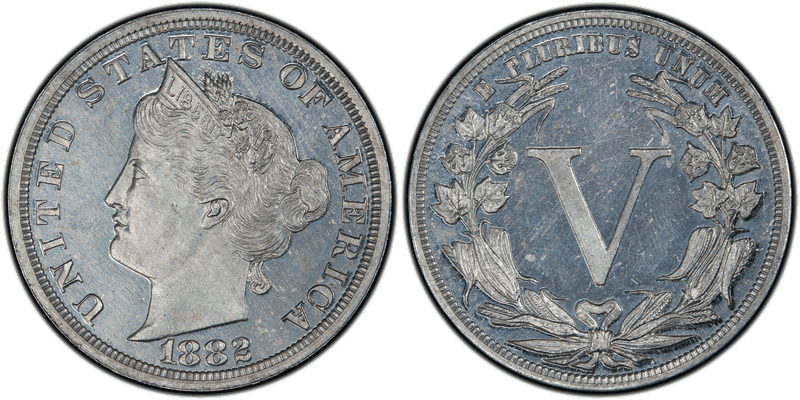 1882 Proof Nickel Pattern - J-1686