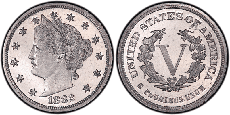 1882 Proof Nickel Pattern - J-1692