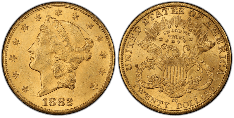 1882 (CC) Liberty Head Double Eagle