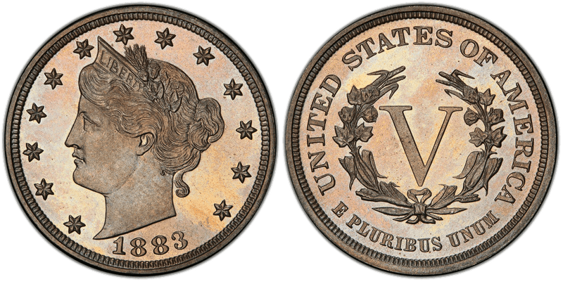 1883 Proof Liberty Head Nickel - No CENTS
