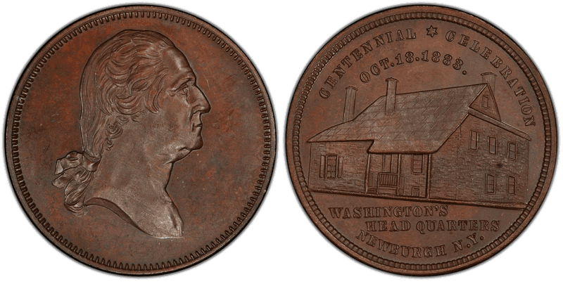 1883 Bronze Medal Baker-456B, Centennial Celebration