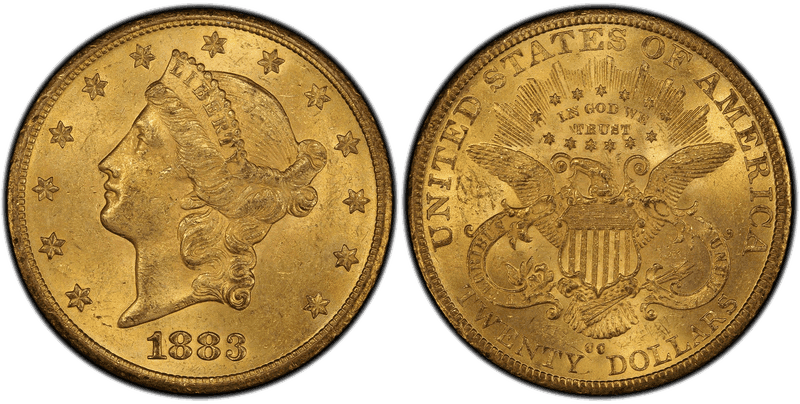 1883 Liberty Head Double Eagle