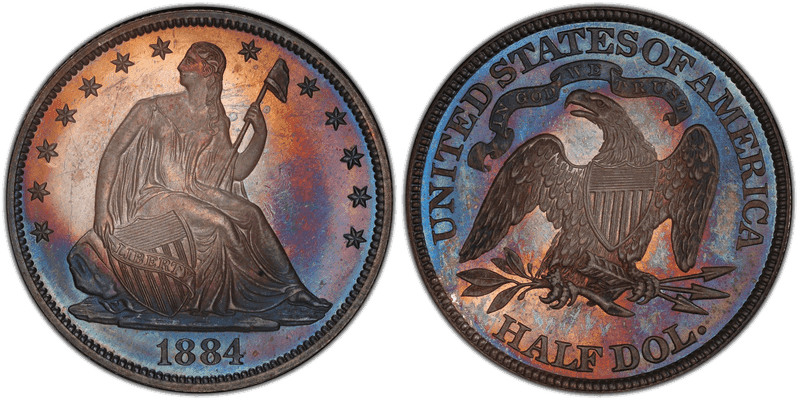 1884 Seated Liberty Half Dollar