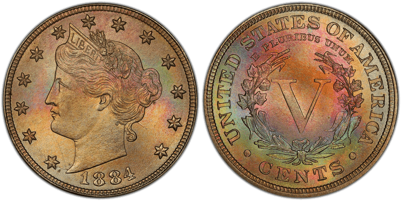 1884 Proof Liberty Head Nickel