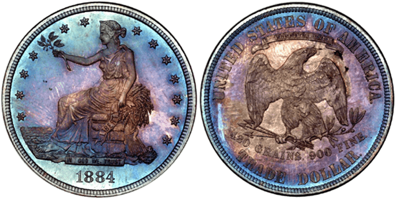 1884 Trade Dollar