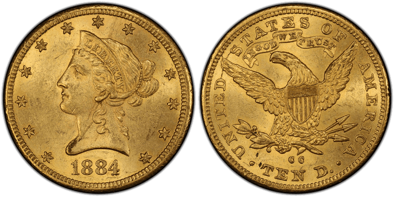 1884 Liberty Head Eagle