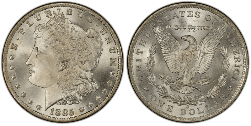 1885 (O) Morgan Dollar