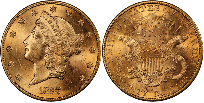 1887 Liberty Head Double Eagle
