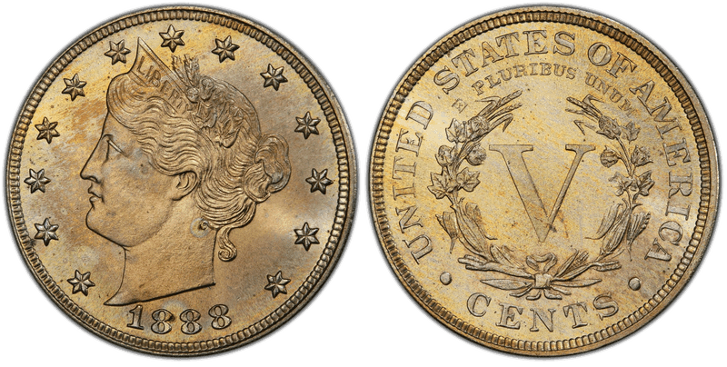 1888 Proof Liberty Head Nickel