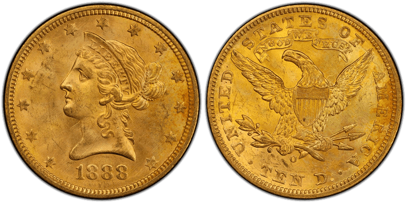1888 Liberty Head Eagle