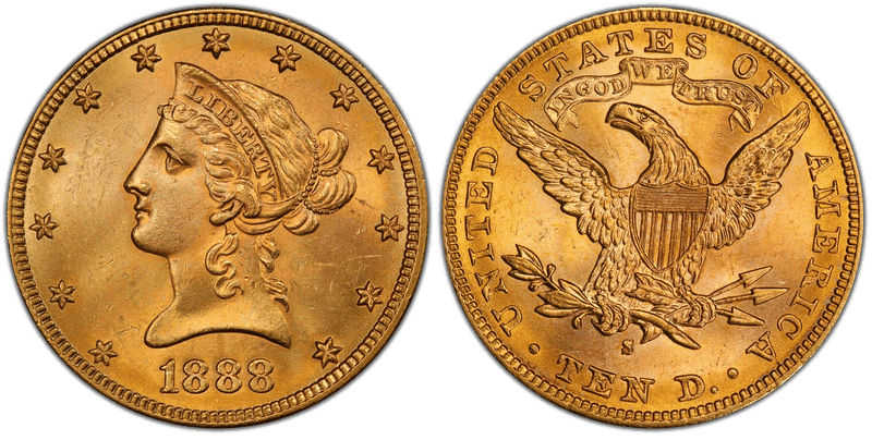 1888 (S) Liberty Head Eagle