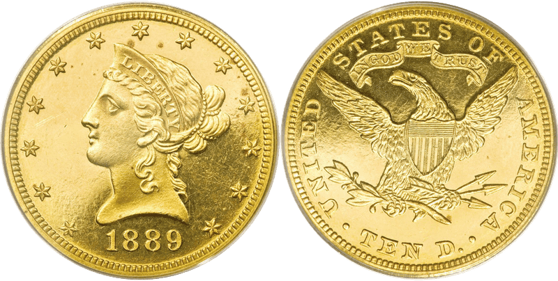 1889 Proof Liberty Head Eagle