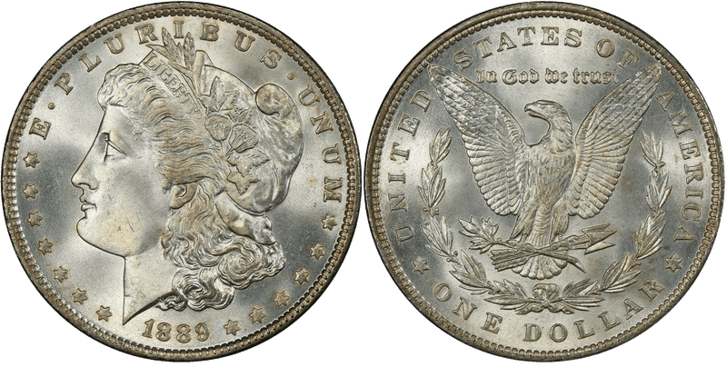 1889 Morgan Dollar