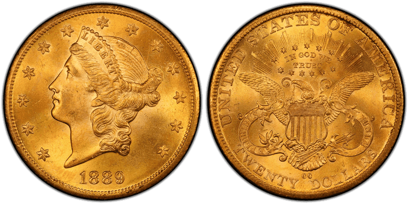 1889 Liberty Head Double Eagle
