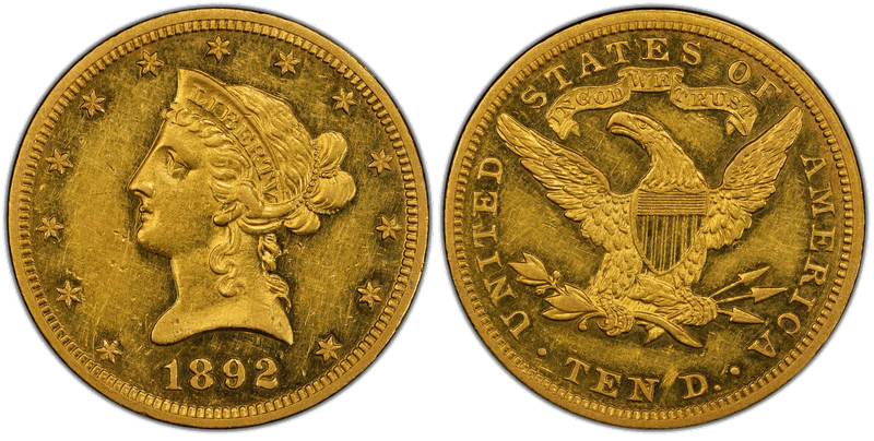 1892 Proof Liberty Head Eagle