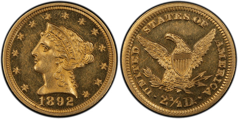 1892 Liberty Head Quarter Eagle