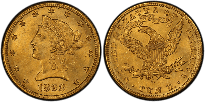 1892 (O) Liberty Head Eagle