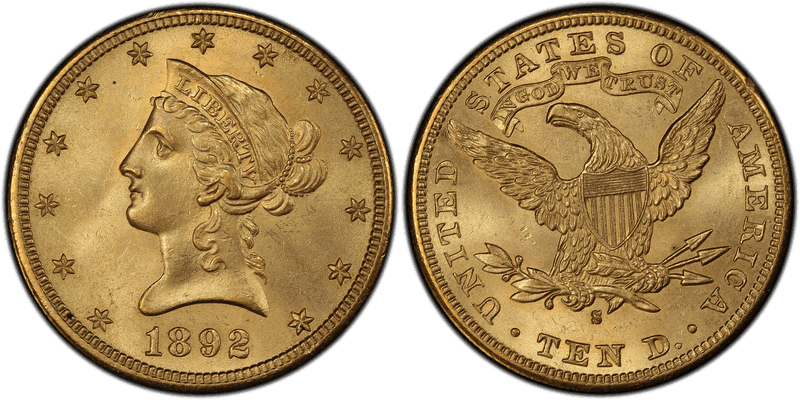 1892 (S) Liberty Head Eagle