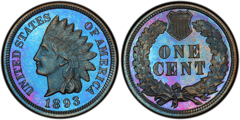 1893 Indian Head Cent Base
