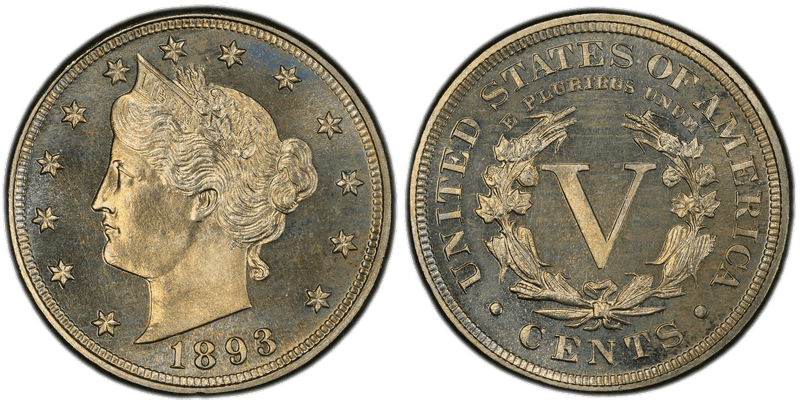1893 Proof Liberty Head Nickel