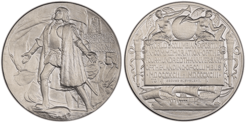 1893 AL Medal Eglit-90, World's Columbian Expo