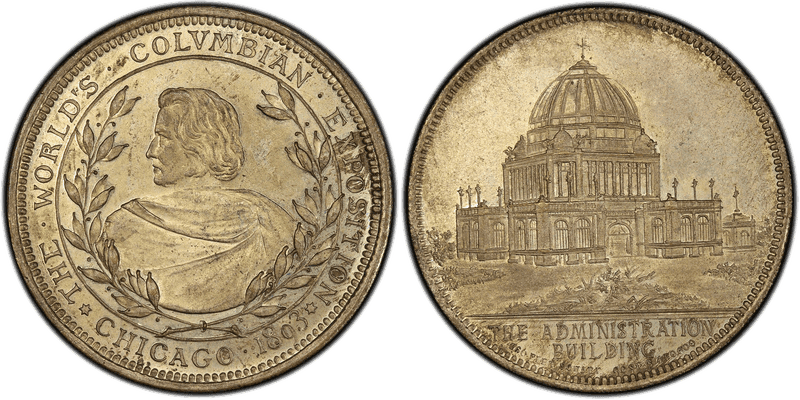 1893 HK-176, World's Columbian Exposition Dollar