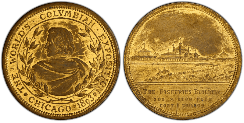 1893 HK-194, Columbian Expo Columbian Expo Dollar