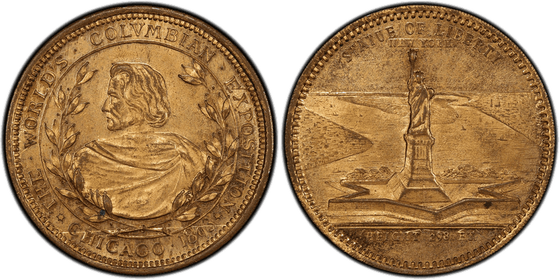 1893 HK-207, World's Columbian Exposition Dollar