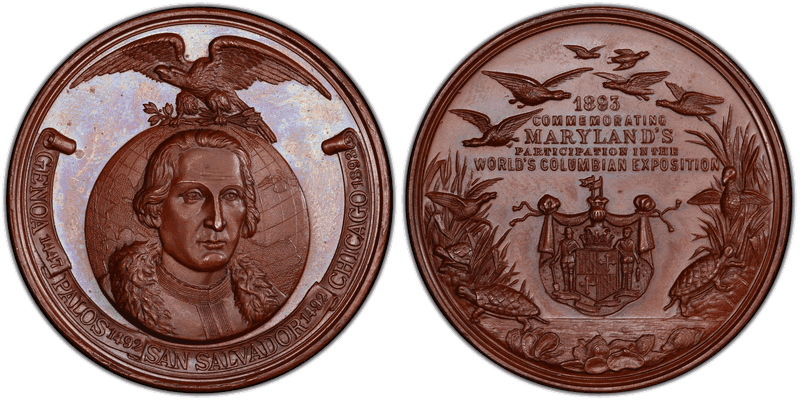 1893 HK-213a, World's Columbian Expo Dollar
