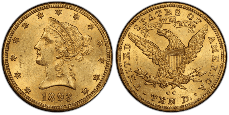 1893 Liberty Head Eagle