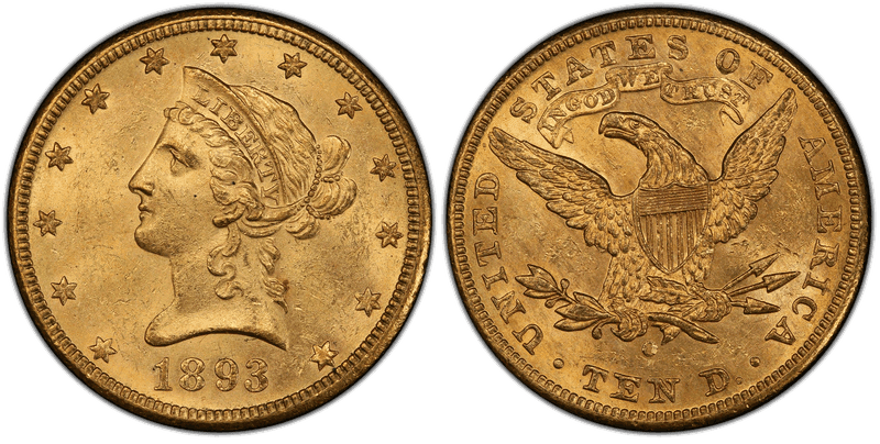 1893 (O) Liberty Head Eagle