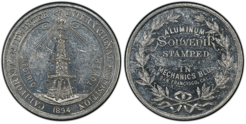 1894 HK-252, California Midwinter Expo Dollar