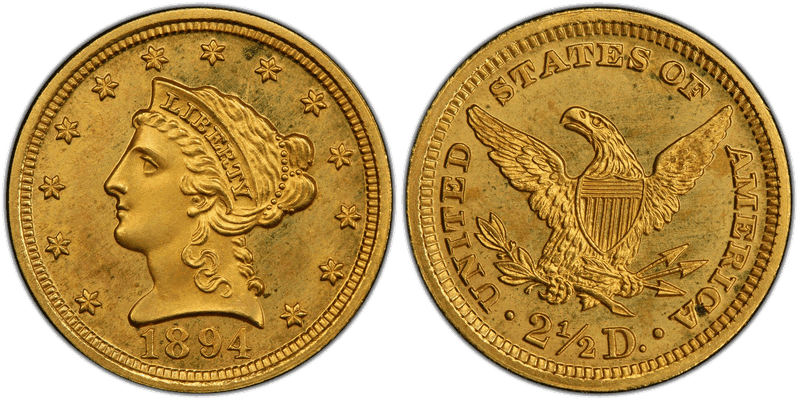 1894 Liberty Head Quarter Eagle