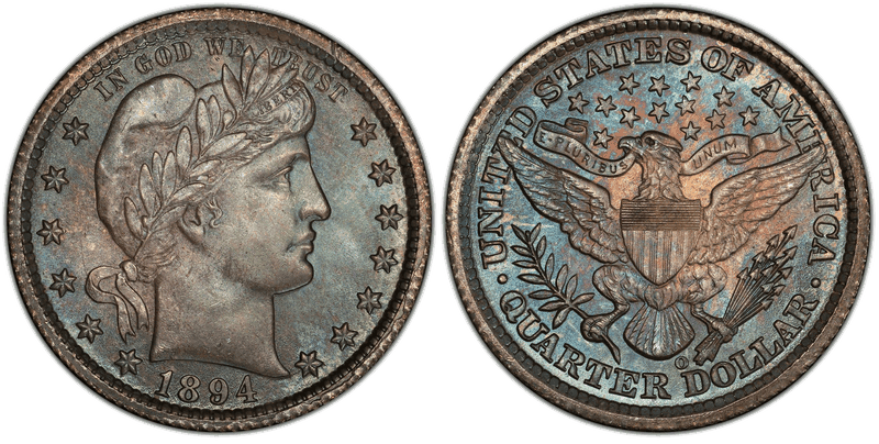 1894 Barber Quarter
