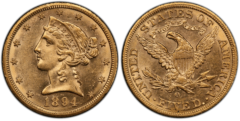 1894 Liberty Head Half Eagle