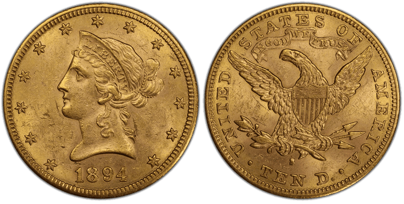 1894 (S) Liberty Head Eagle