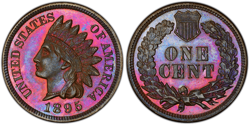 1895 Indian Head Cent Base