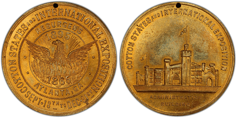 1895 Brass So-Called Dollar HK-269a, Cotton States Exposition