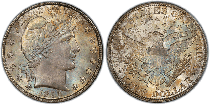 1895 (S) Barber Half Dollar