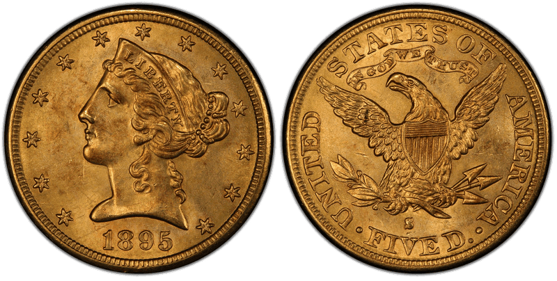 1895 (S) Liberty Head Half Eagle