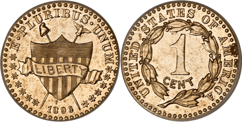 1896 Proof Cent Pattern - J-1767