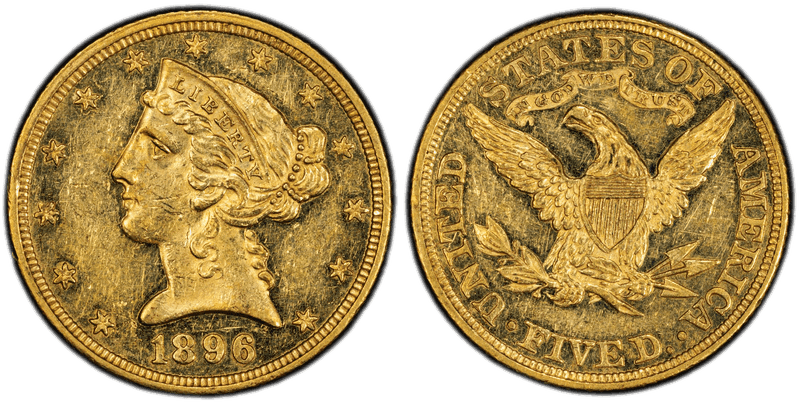 1896 Liberty Head Half Eagle