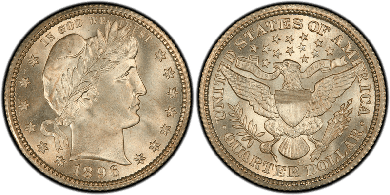 1896 Barber Quarter