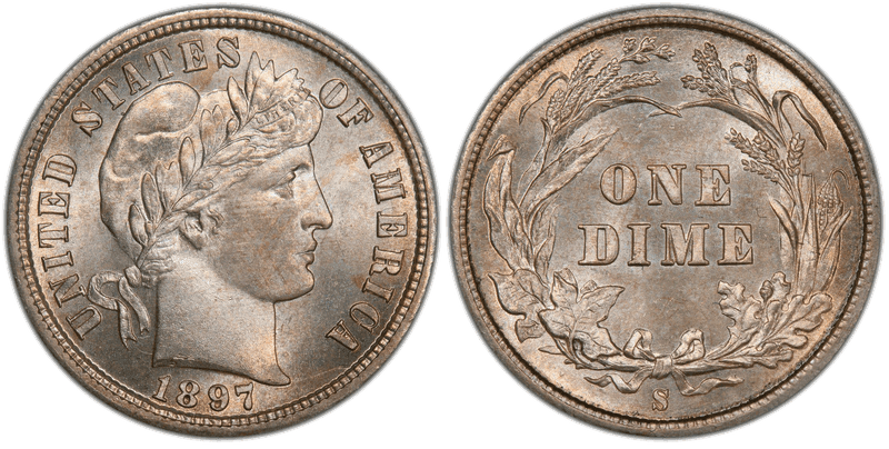1897 (S) Barber Dime