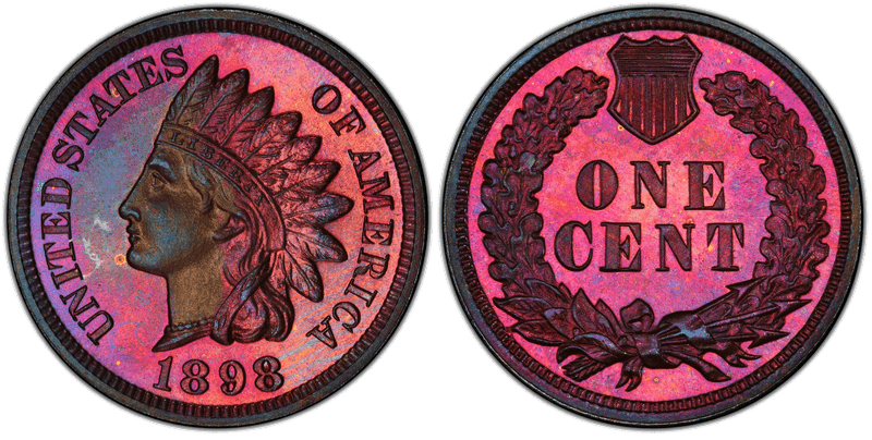 1898 Indian Head Cent Base
