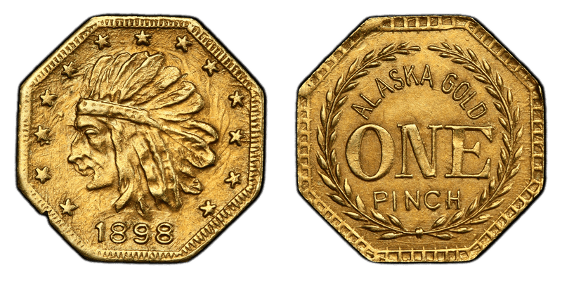 1898 So-Called Dollar HK-843, AK Souvenir Gold