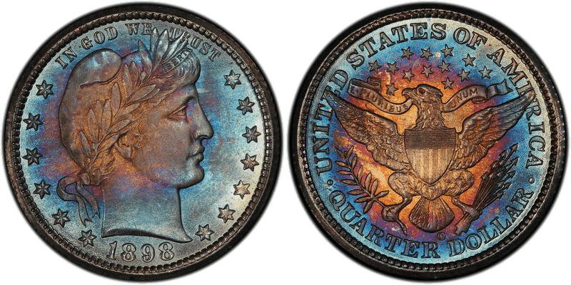 1898 Barber Quarter