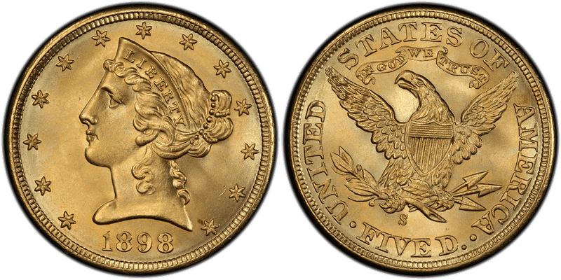 1898 Liberty Head Half Eagle