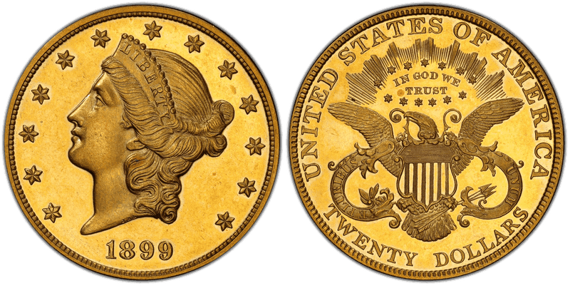 1899 Proof Liberty Head Double Eagle