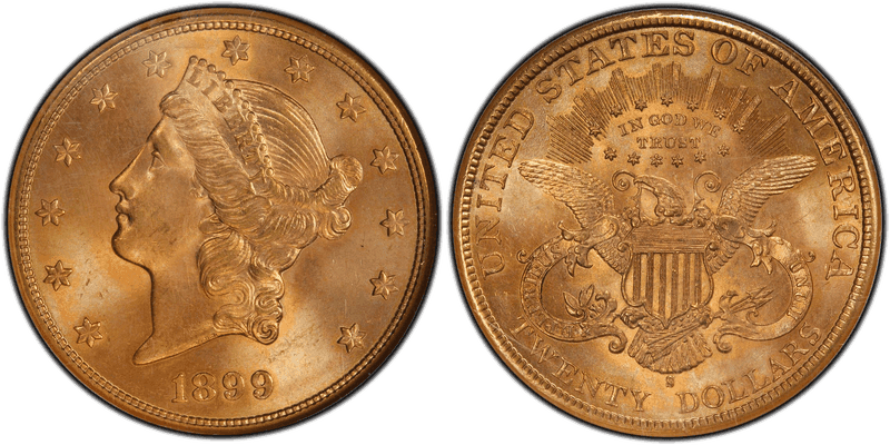 1899 (S) Liberty Head Double Eagle